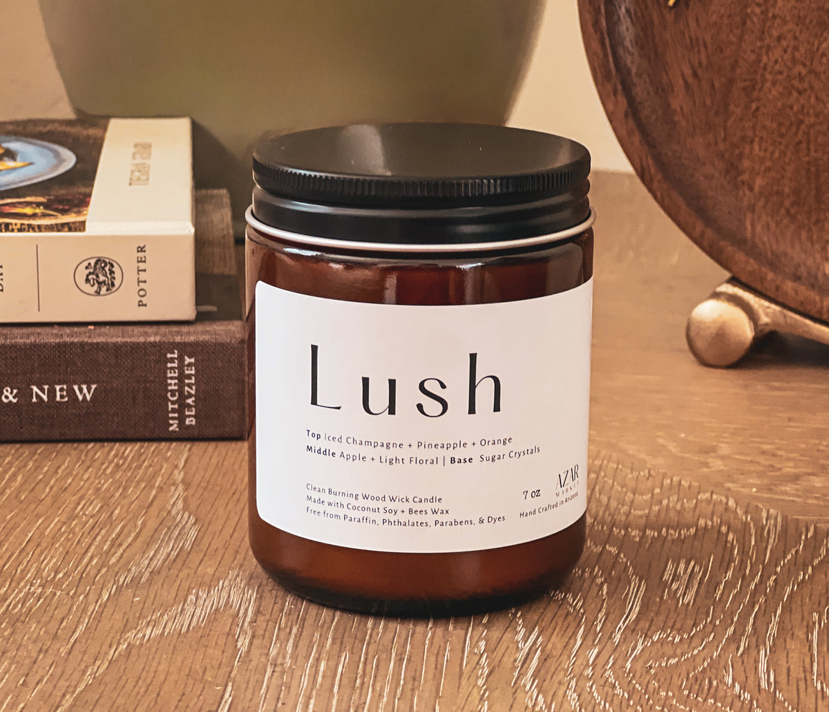 Wood Wick Candle | Clean Burning | 7oz