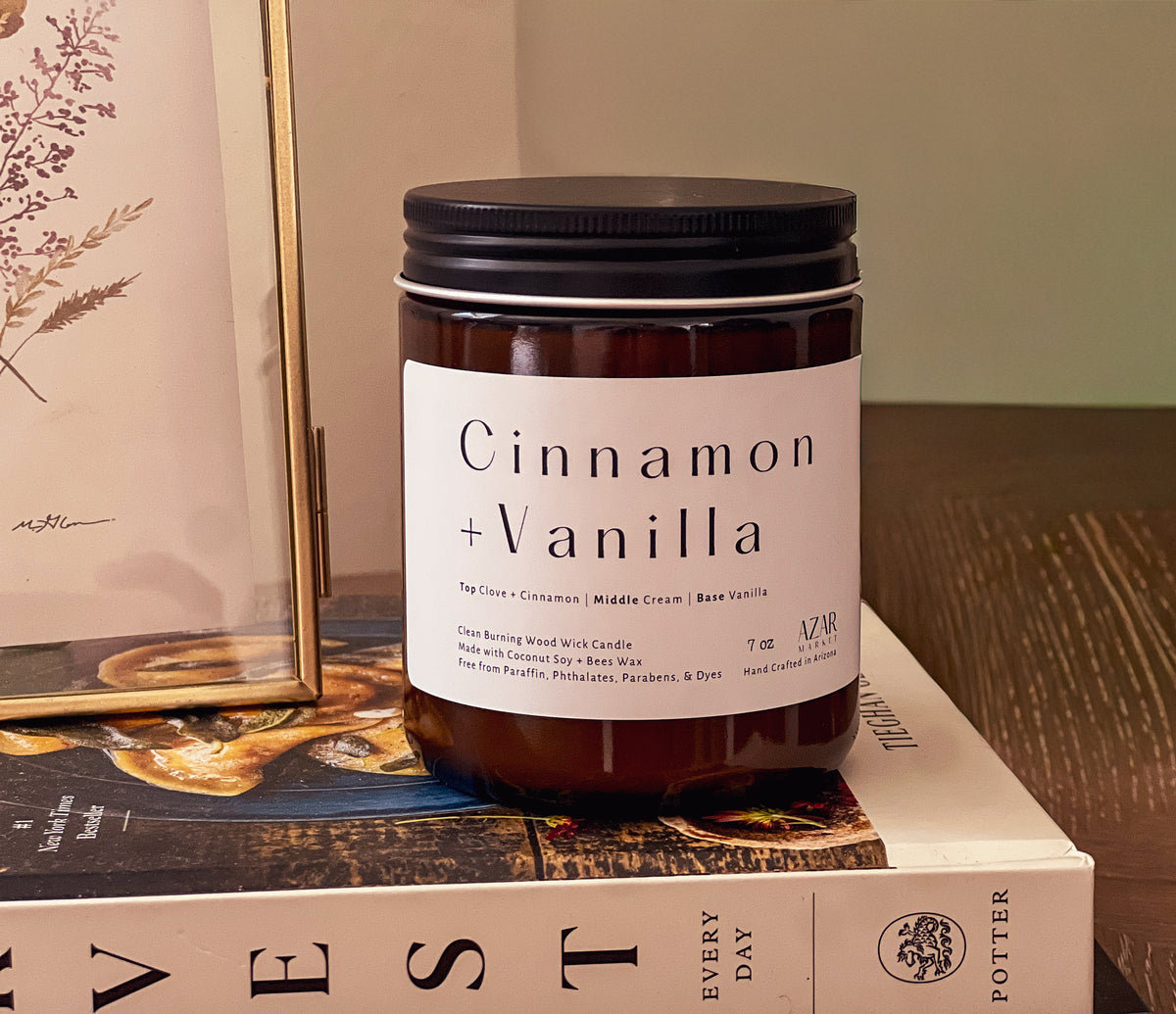 Wood Wick Candle | Clean Burning | 7oz
