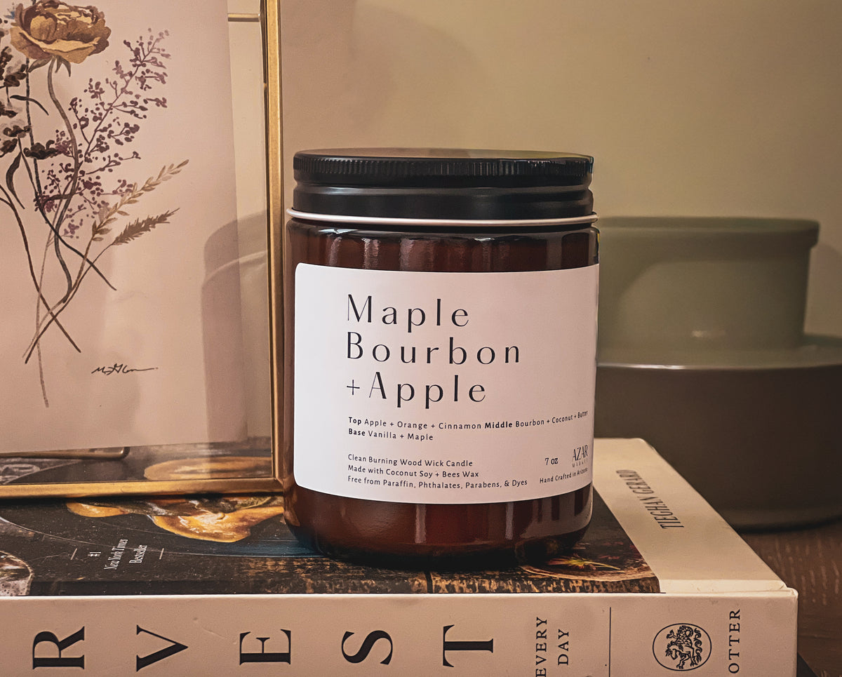 Wood Wick Candle | Clean Burning | 7oz