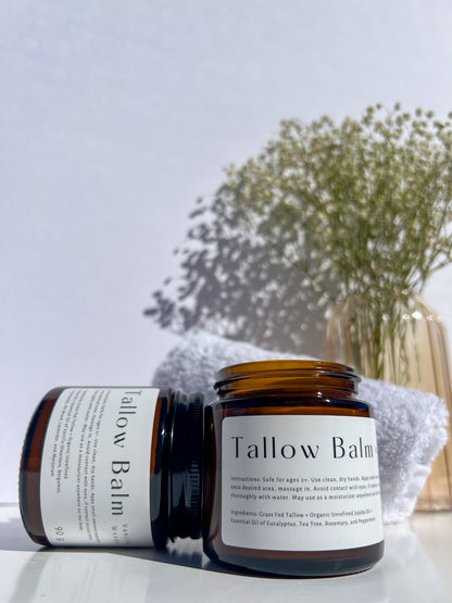 Tallow Cream | PURE Grass Fed + Finished Beef Suet